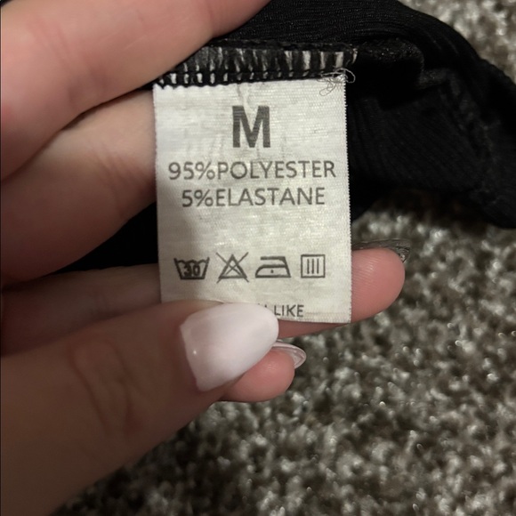 Black Ribbed Tank - Picture 4 of 4